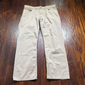 Polo Ralph Lauren Pants Mens 36x29 Beige 650 Straight Leg Khakis Chino